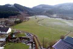 Blick aus Westen Februar 2018